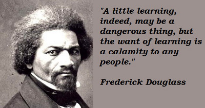 Frederick Douglass on learning