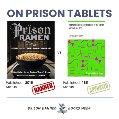 North Carolina censors Prison Ramen book