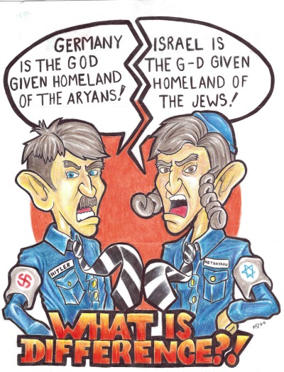 Hitler and Netanyahu god and homelands - what is the difference?